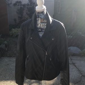 Jessica Simpson Vegan blackbleather jacket.